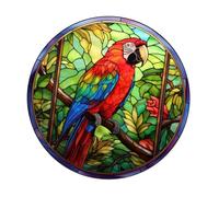 Sharplace Autocollant de fenêtre, autocollant en verre, décoration de fenêtre ronde, PVC, Film de fenêtre statique, autocollant de vitrail, styleE