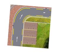 Sharplace Autocollant de Parking 1:64, Accessoire de Collection réaliste Multifonctionnel, modèle de Voiture moulé sous Pression 1:64, Affichage Diorama, 25x25cm