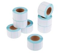 Sharplace Autocollants Congelables Étiquettes sur Rouleau Étiquettes de Date - Blanc, 8 x 700pcs 40x30mm