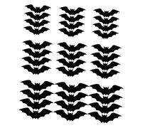 Sharplace Autocollants Muraux 3D pour Halloween, Décoration Murale Moderne et Lumineuse pour Festival, Vacances, Bureau, 36 pièces