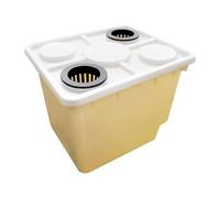 Sharplace Baril de Culture hydroponique, jardinière multifonctionnelle pour Culture en, Pot pour Fruits et tomates, Serre, Jaune