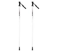 Sharplace Bâtons de Ski Portables, Polyvalents, Robustes, en Aluminium, légers, pour Le Ski, Les Sports d'hiver, Les Loisirs, la compétition et, Blanc