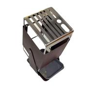 Sharplace Bloc à couteaux avec fente pour ciseaux, facile à nettoyer, organisateur de rangement moderne rotatif, égouttoir, porte-couteaux et ustensiles, Grain de Bois