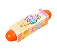 Sharplace Bloc rotatif, jouet éducatif facile à manipuler, puzzle en bois pour l'apprentissage des compétences de base, idéal pour les garçons et les filles, Dessert