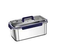 Sharplace Boîte à lunch portable en acier inoxydable, étanche, grande capacité, avec couvercle, idéale pour les et l'école. Parfaite pour les, 5600 Ml