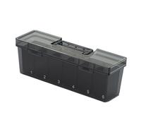 Sharplace Boîte à outils, organisateur de transport avec poignée, coffret de rangement multifonctionnel pour quincaillerie, boulons, perles, vis et clous, Style B