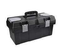 Sharplace Boîte à outils portable et ergonomique de transport, avec étui rigide et compartiment de rangement pour outils d'électricien, de réparation, 40.5 X 19.5 X 18.5