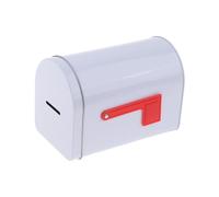 Sharplace Boîte aux lettres décorative de Noël en fer forgé, moderne et élégante, pour la maison, ou l'extérieur d'un bureau, Blanc