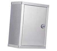 Sharplace Boîte aux lettres murale pour la collecte du courrier et des documents - Robuste et polyvalente - Acier inoxydable verrouillable, 26 Cm X 12.5 Cm X 34