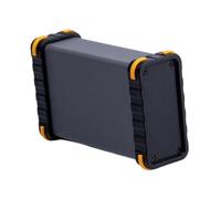 Sharplace Boîtier de projet en aluminium pour projets électroniques - Boîtier élégant, professionnel et polyvalent pour instruments de bricolage, Gris