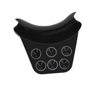 Sharplace Bol de shampoing, repose-cou, oreiller de soutien du cou, Portable pour le lavage des cheveux, accessoires d'évier avec ventouses, 15x16.5cm