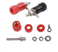 Sharplace Borne Cuivre Cosse Connecteur Isolant Conductivité Optimale avec Surface et Montage Rapide Utilisation Dans Automobile Équipement Nautique Atelier, JS-910B Nickel Fer, M4