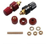 Sharplace Borne Cuivre Cosse Connecteur Isolant Conductivité Optimale avec Surface et Montage Rapide Utilisation Dans Automobile Équipement Nautique Atelier, JS-333 Tout Cuivre, M6