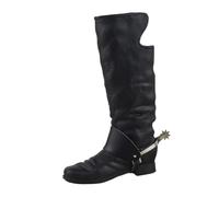 Sharplace Bottes pour figurine articulée masculine à l'échelle 1/6, chaussures de poupée, accessoires de mode fantaisie, chaussures montantes pour, Bsl004bm