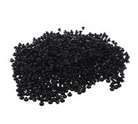 Sharplace Bouchon En Plastique 5MM de Couvercle de Trou de Charnière de Meubles, Noir