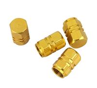 Sharplace Bouchons de Valve de Pneu de Voiture Moto Vélo 4pcs Doré