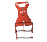 Sharplace Boucle de fermeture pour pochette à outils de ceinture, installation et dégagement rapides, alliage d'aluminium pour bricoleurs, travaux de, Orange Fixe