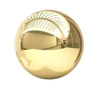 Sharplace Boule à facettes en Acier Inoxydable, décoration Lisse et Brillante, sphère réfléchissante, Globe d'observation pour la Pendaison de crémaillère, 13.5 Cm