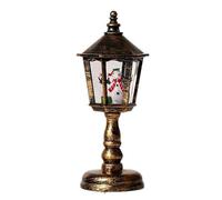 Sharplace Boule à neige de Noël, boîte à musique, figurine musicale éclairée, décoration de table, lanterne pour fête, chambre d'enfant, maison de vacances,