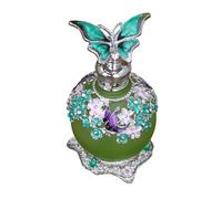 Sharplace Bouteille de parfum en verre décorative de 25 ml avec bouchon anti-goutte, distributeur de parfum portable et, bouteille d'huile