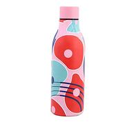 Sharplace Bouteille d'eau pour Sport en Acier Inoxydable avec Impression laquée fioless Thermique 19 à Vide pour la de la bière Eau Froide, Rose Rouge