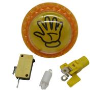 Sharplace Bouton Couverture Slap Button Toy Set Novelty 60mm Party Game Arcade Push Buttons Jouets éducatifs Garçons et Filles Amis Enfants