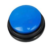 Sharplace Bouton parlant enregistrable 30S, de réponse, jouet simple à utiliser, bouton d'enregistrement vocal éducatif, bouton d'effet sonore, bleu foncé