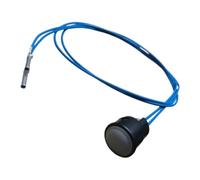 Sharplace Bouton poussoir de joystick d'excavatrice pour poignée de chargeur, ensemble de commutateur de bouton de rechange d'entretien, accessoires de, Bouton Gris