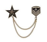 Sharplace Broche Badge Médaille Militaire Rock Vêtements Costume - 5 Styles, # 3