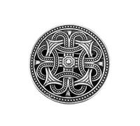 Sharplace Broche Épingle à Capuchon Boucle Médiévale Amulette Nordique Viking Bijoux Style Collection Viking, 1