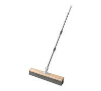 Sharplace Brosse à récurer en fil d'acier inoxydable, poils métalliques, brosse à récurer pour sol, anti-mousse, nettoyant pour joints, balai, 40cm