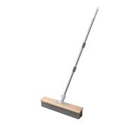 Sharplace Brosse à récurer en fil d'acier inoxydable, poils métalliques, brosse à récurer pour sol, anti-mousse, nettoyant pour joints, balai, 30cm