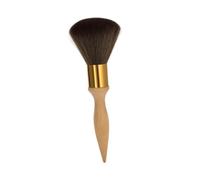 Sharplace Brosse de broussailles à cou de couche en nylon Poignée en bois Brosse de barbere pour pour balayage des cheveux cassés Couper Face