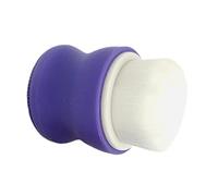 Sharplace Brosse de lavage manuelle du visage à poils doux et tampon en silicone exfoliant femmes, violet