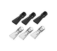 Sharplace Buse de Pompe pour Aquarium, Facile à Utiliser, Robuste, légère, compacte, raccord de Tuyau de Sortie d'eau pour Aquarium, Transparent Noir 6 Pièces