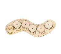 Sharplace Busy Board Fine Motor Skills Teaching Aids Sensory Board for Interaction Birthday, Engrenage Chenille