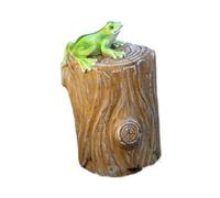 Sharplace Cache-clé d'extérieur en résine, Statue d'animal polyvalente pour accessoires de sécurité à domicile, compartiment de rangement résistant aux, Grenouille