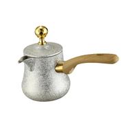 Sharplace Cafetière avec bec verseur, pot à beurre, bouilloire et chauffe-lait universels, facile à nettoyer, pour la maison, 15.5 Cm X 23 Cm X