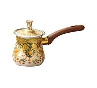 Sharplace Cafetière multifonction avec fondoir à lait, chauffe-beurre, petite casserole, bec verseur antirouille, ustensiles de cuisine et bouilloire, Blanc, 900 Ml