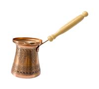 Sharplace Cafetière turque arabe grecque à verser, tasse à café turc, accessoires pour la maison, le café et le bar, Cuivre