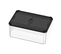 Sharplace Cage d'élevage pour Reptiles, Terrarium, Cage de Transport Respirante et Bien ventilée, Transparente, pour caméléons, gerbilles, Serpents, vers à, L