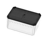 Sharplace Cage d'élevage pour Reptiles, Terrarium, Cage de Transport Respirante et Bien ventilée, Transparente, pour caméléons, gerbilles, Serpents, vers à, M