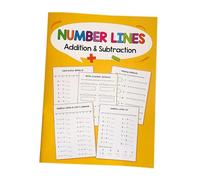 Sharplace Cahier d'exercices de mathématiques, Addition, soustraction, éducatif, résolution de problèmes, Exercices mathématiques, sur Une Ligne numérique