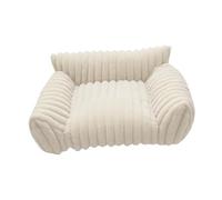 Sharplace Canapé-lit pour Animaux de Compagnie, Confortable, Portable, Tendance, Polyvalent, avec Fond antidérapant, pour Chambre de Chiot ou de Chaton, Blanc