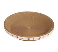 Sharplace Carton Rond, canapé-lit pour Chaton, lit de Couchage pour Chat, pour Chats d'intérieur, entraînement Relaxant, meulage des Griffes, 50cmx9cm