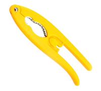 Sharplace Casse-noix à pince, outil robuste et polyvalent, 2 ouvertures de serrage différentes avec long manche, casse-noix portable, Jaune