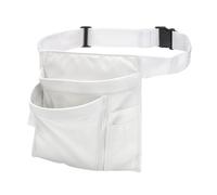 Sharplace Ceinture à outils, tablier à outils, ceinture à outils de travail avec plusieurs poches, pochette pour menuiserie, organisateur d'outils pour les, Blanc