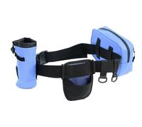 Sharplace Ceinture de pêche réglable, Pochette étanche, Accessoire d'installation Rapide, Robuste avec Porte-gobelet et Repose-Canne, Multifonction, Bleu