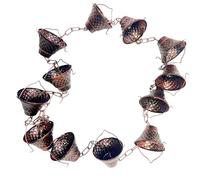 Sharplace Chaîne de Pluie pour Gouttière, Terrasse de Jardin, Extérieur, Récupérateur de Pluie, 110,24 Pouces de Long