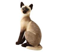 Sharplace Chat en peluche poupée Kitty cadeau d'anniversaire Animal en peluche pour petite amie adultes adolescents, Chat Siamois 32cm